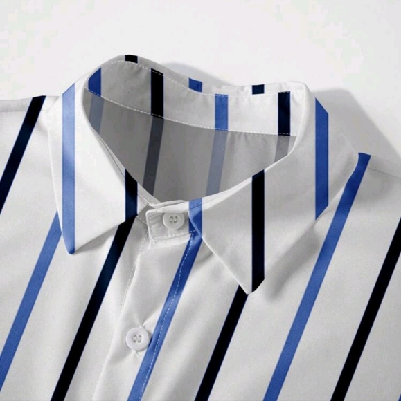 Men Striped Print Shirt - Picture 4 of 6